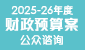 2025-26 年度财政预算案公众谘询 